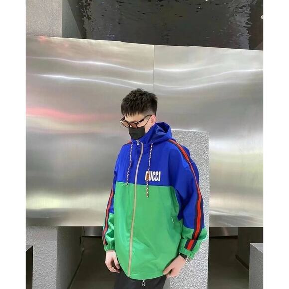 NWT Gucci Tiger Nylon Canvas Jacket With Patch Size 52 - Picture 3 of 16